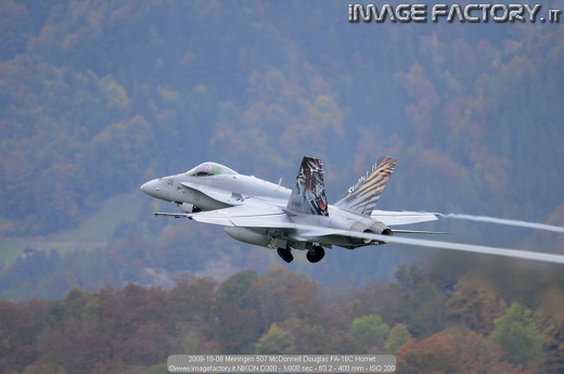 2009-10-08 Meiringen 507 McDonnell Douglas FA-18C Hornet